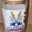 Thumbnail: Floral highland cow libby glass can tumbler