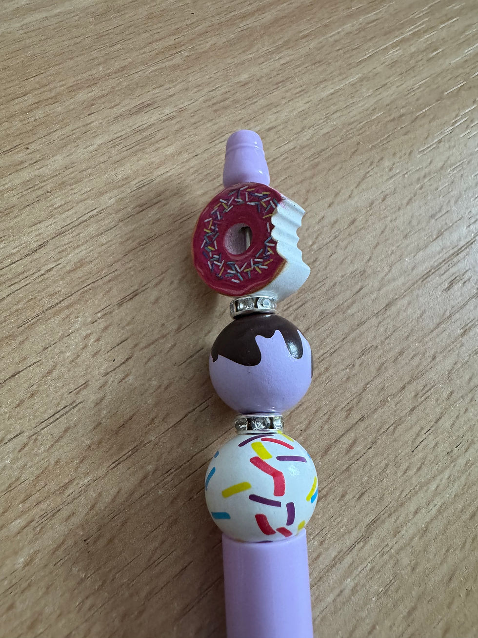 Cute donut pen with beads