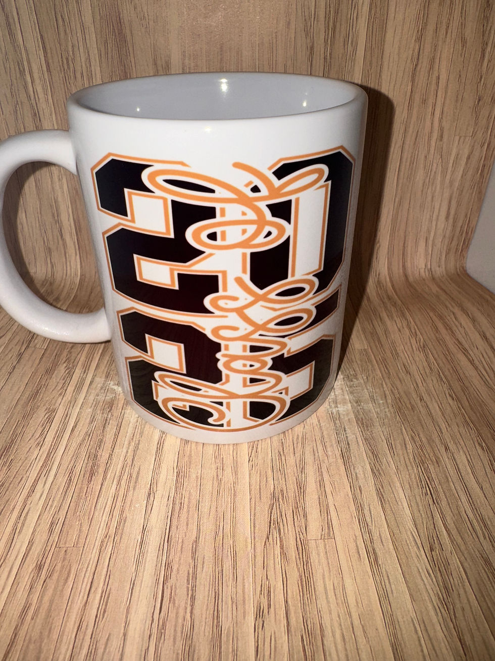 White mug with 2025 design