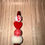 Thumbnail: Red beaded love pen, Red pen