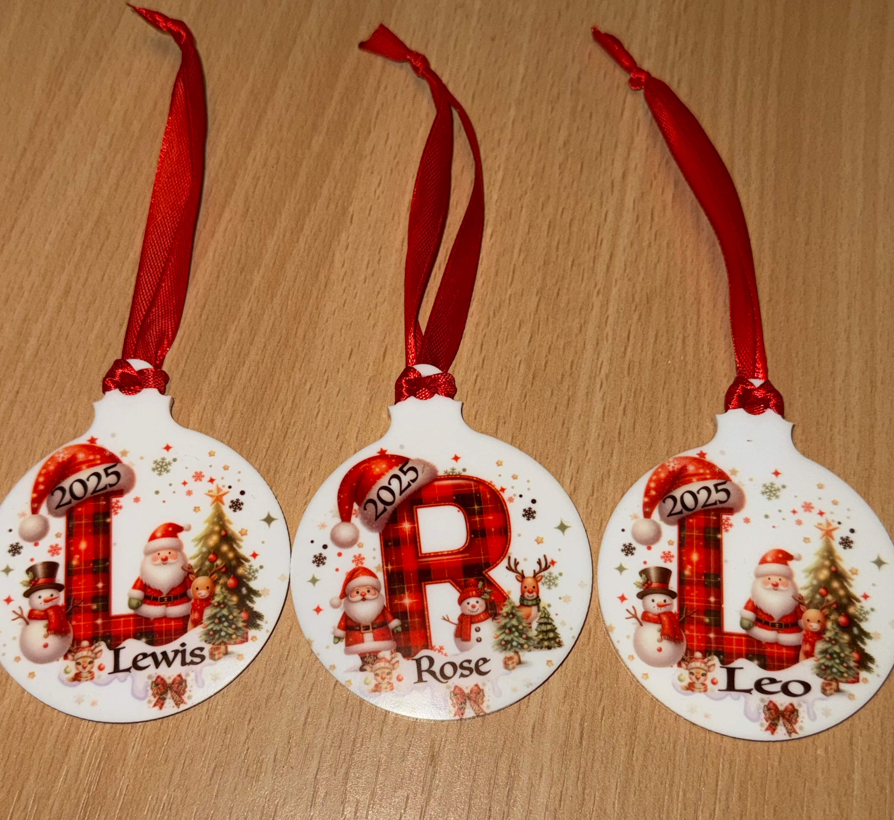 Personalised Name Christmas decoration