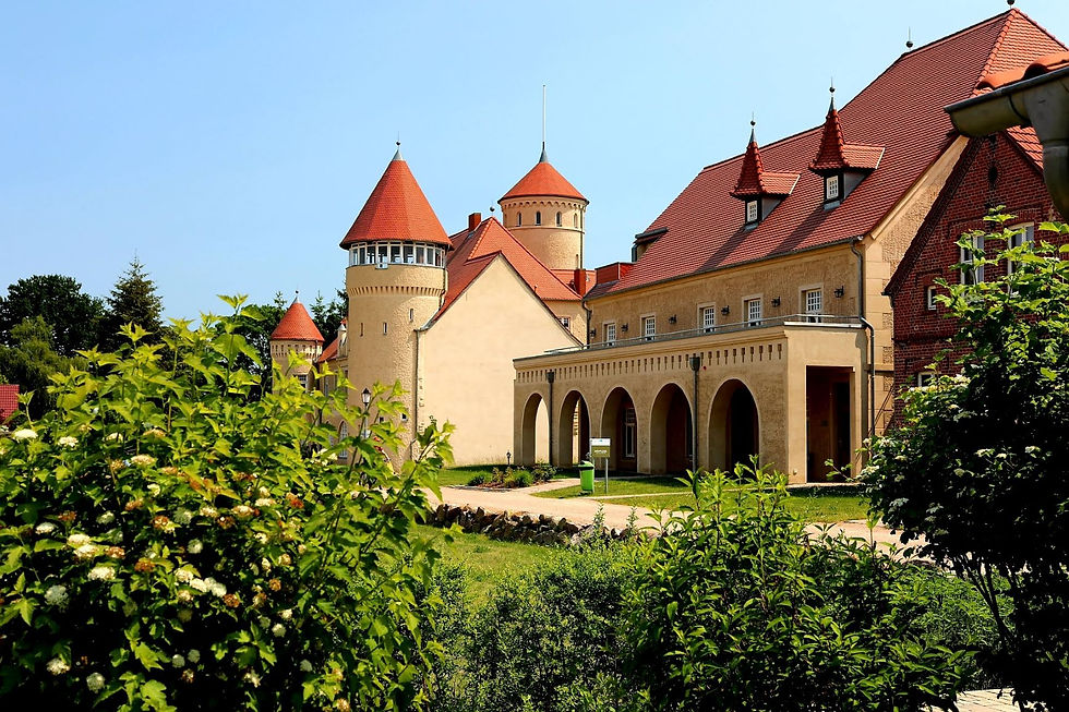 Stolpe auf Usedom. Schloss am Haff.