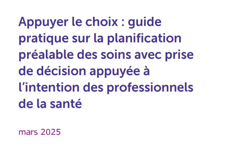 Capture d'écran de la première page