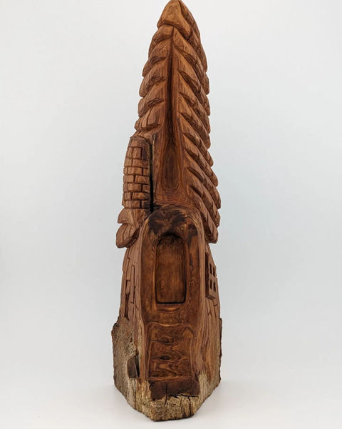 cottonwood bark fairy house