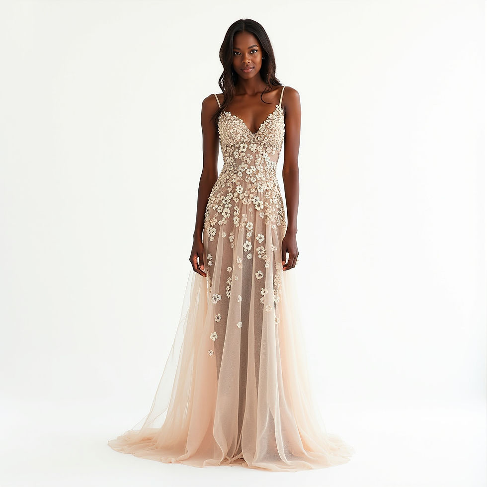 Floral Beaded Maxi