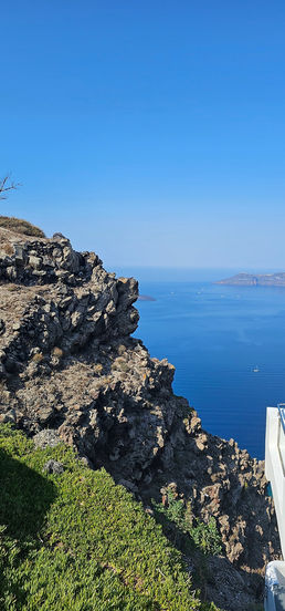 Santorini Caldera Views at Sunset