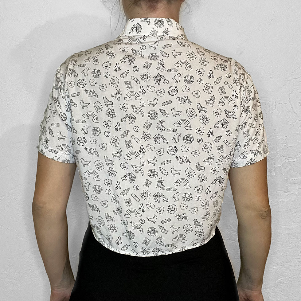 Thumbnail: Kat Crop Button Down