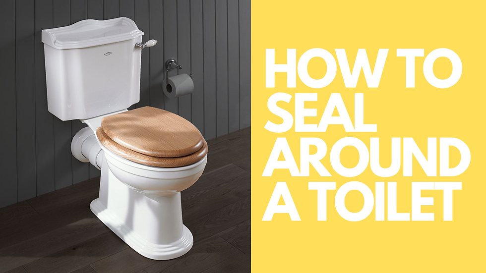 How To Seal Around A Toilet