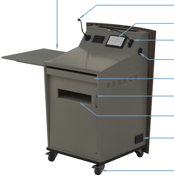 D-Series Single Bay Presenter Side Options and Codes