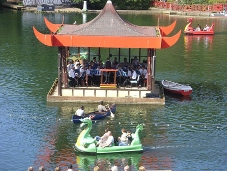 Concert at Peasholm Park Scarborough