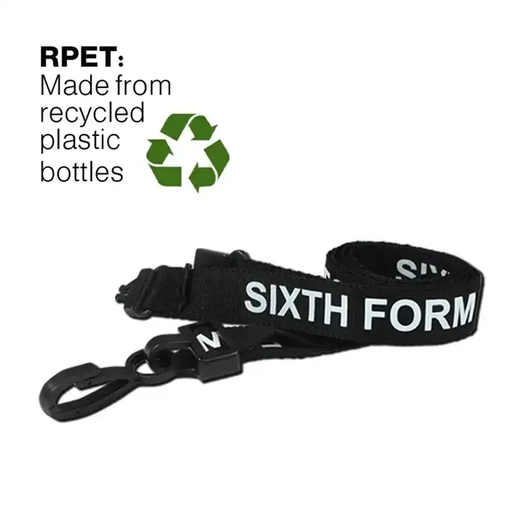 A 15mm lanyard printed with the wording Sixth Form