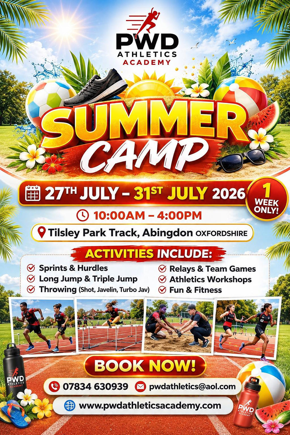 PWD Athletics Academy Summer Camp 2026 – A Week of Fun, Fitness & Athletics!