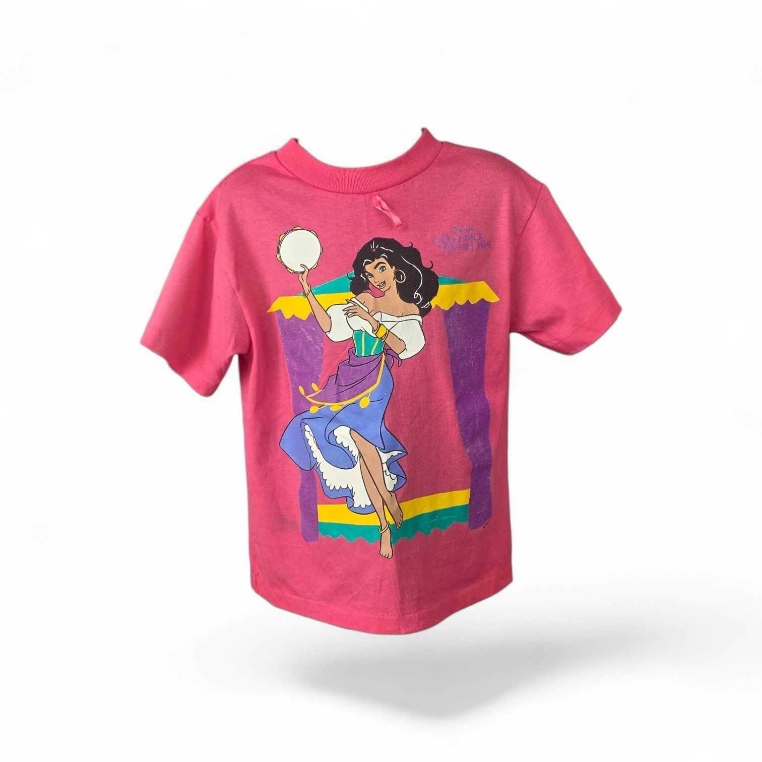 Vintage pink Disney the Hunchback of Norte Dame tee