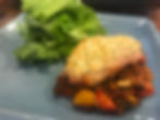 Cutlet with ratatouille