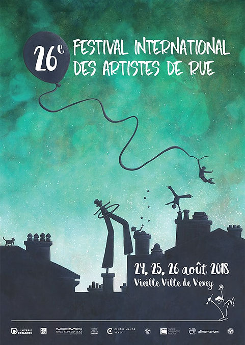Lucie Fiore Illustration Affiche Artist de rue Vevey