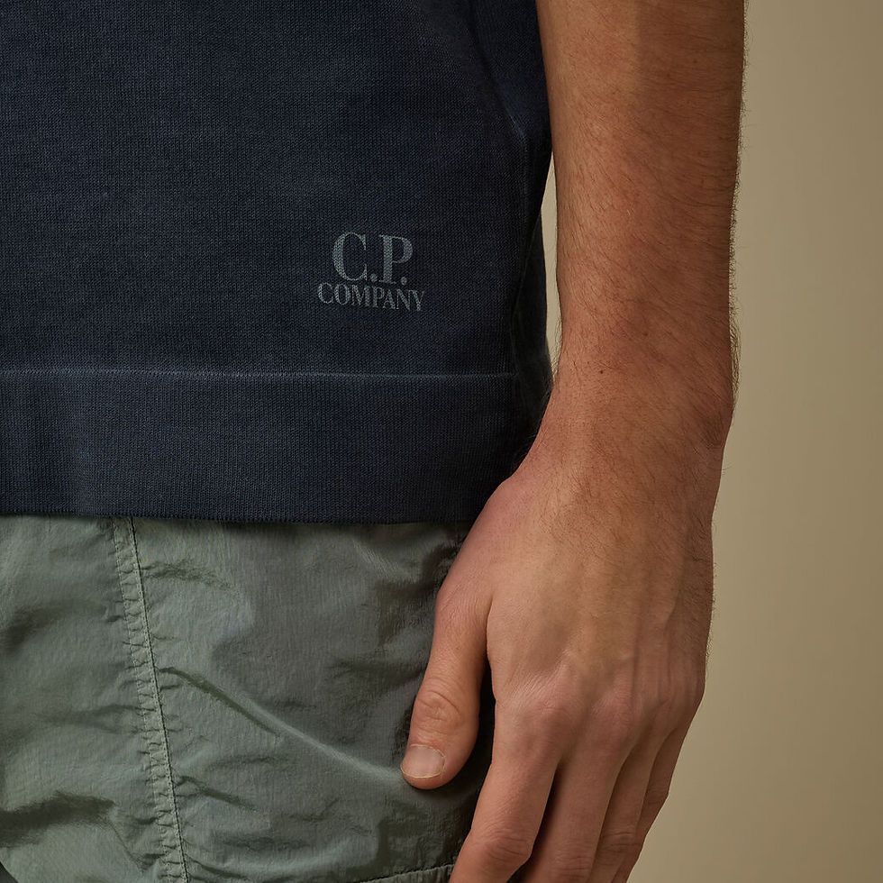 Miniature : Polo CP COMPANY Coton Double Dyed KN204A navy