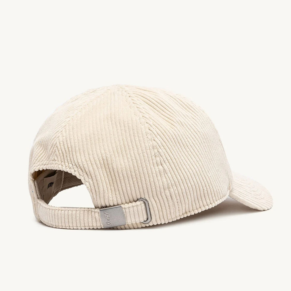 Miniature : Casquette Autry baseball velours logo brodé beige