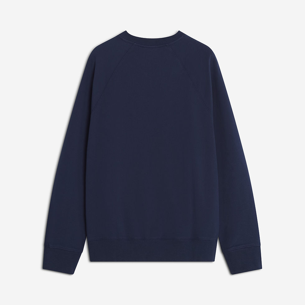 Miniature : Sweat-shirt MAISON KITSUNE Fox Head Oversize navy