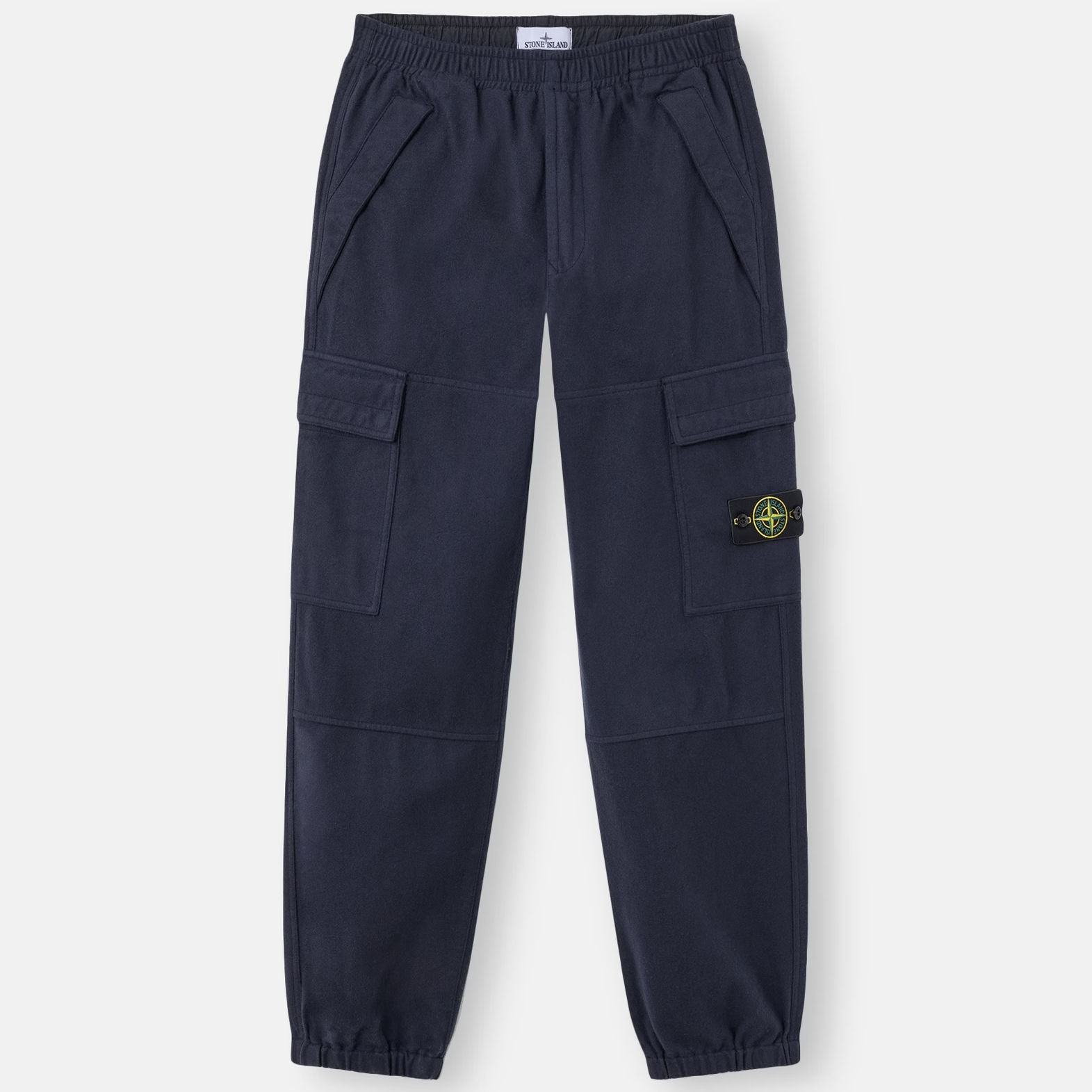 Pantalon STONE ISLAND Wool Nylon Flannel 3100050 navy