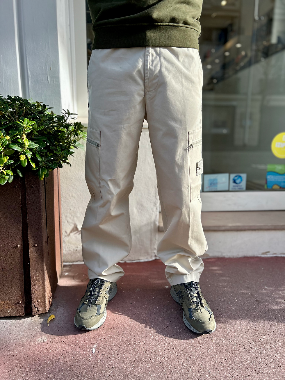 Miniature : Pantalon cargo STONE ISLAND beige 319F1-V0090