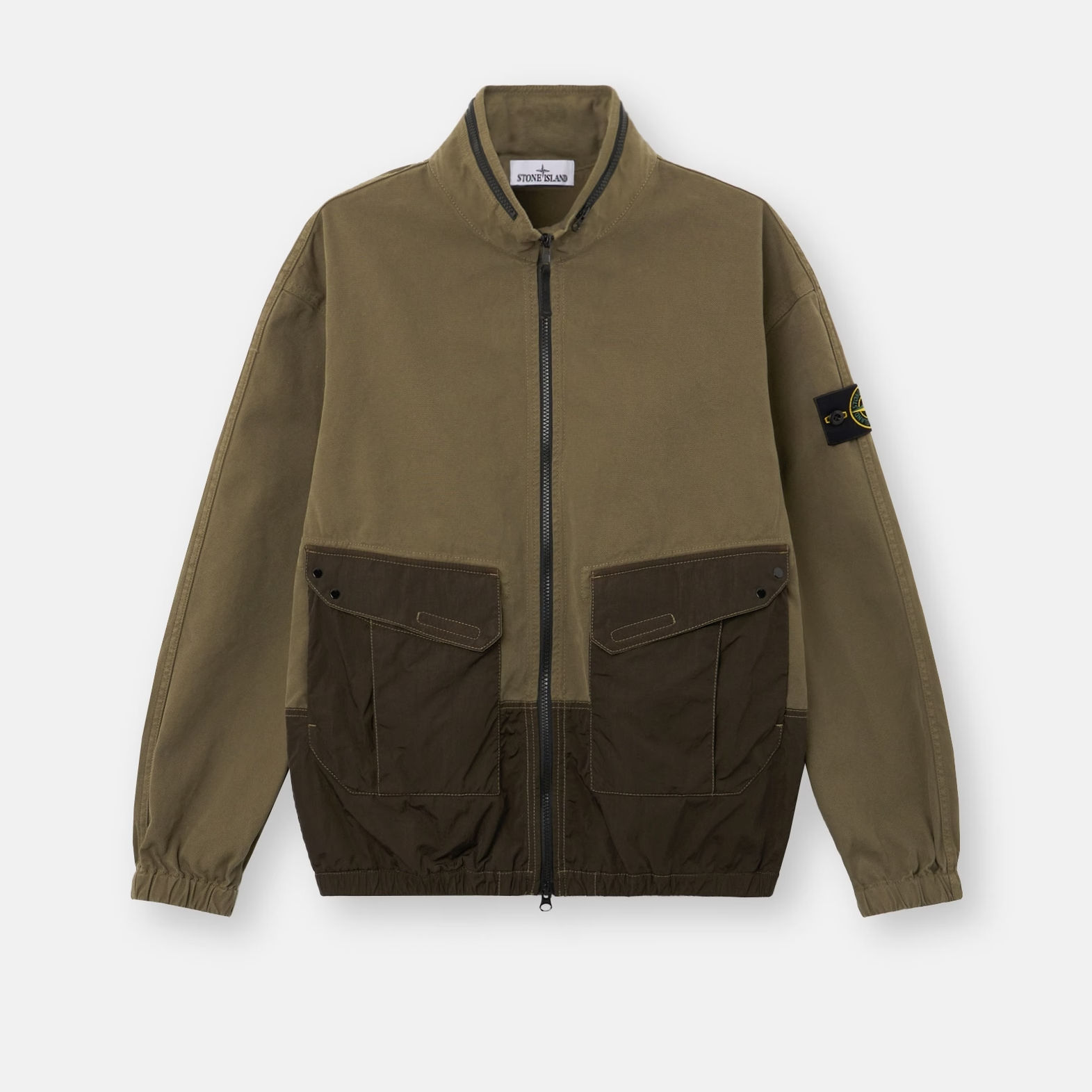 Surchemise STONE ISLAND ORGANIC PANAMA COTTON 1200039 vert