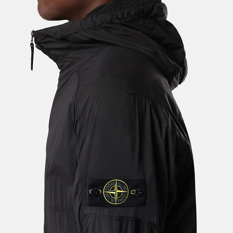 Miniature : Veste STONE ISLAND Ultra Light Nylon Stretch Q100020 noir