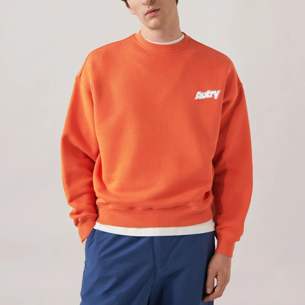Sweat-shirt AUTRY Double Logo SWPX orange