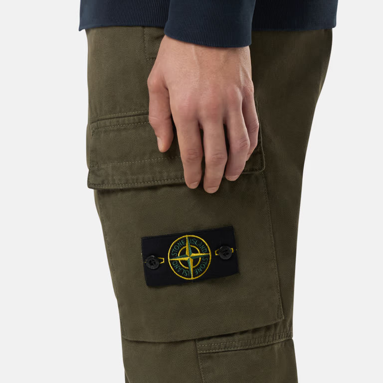 Miniature : Pantalon cargo STONE ISLAND kaki 30401-V0159