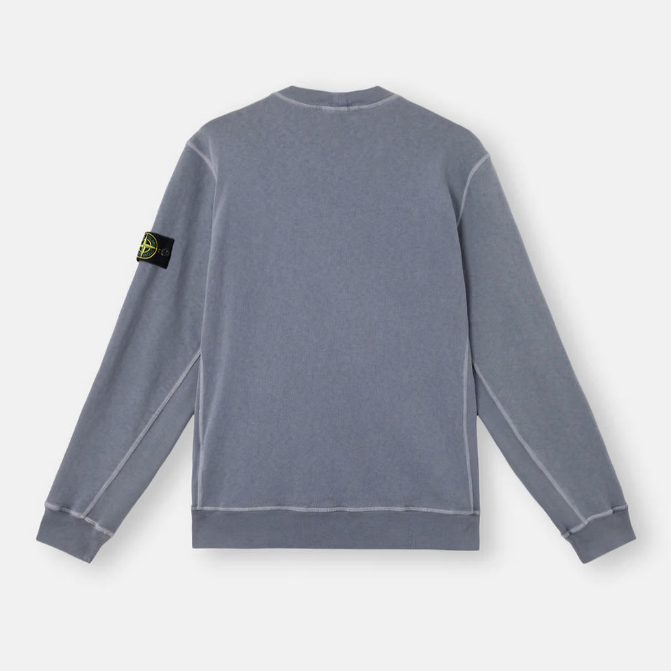 Miniature : Sweat-shirt STONE ISLAND Old Treatment navy 6100020-V0124