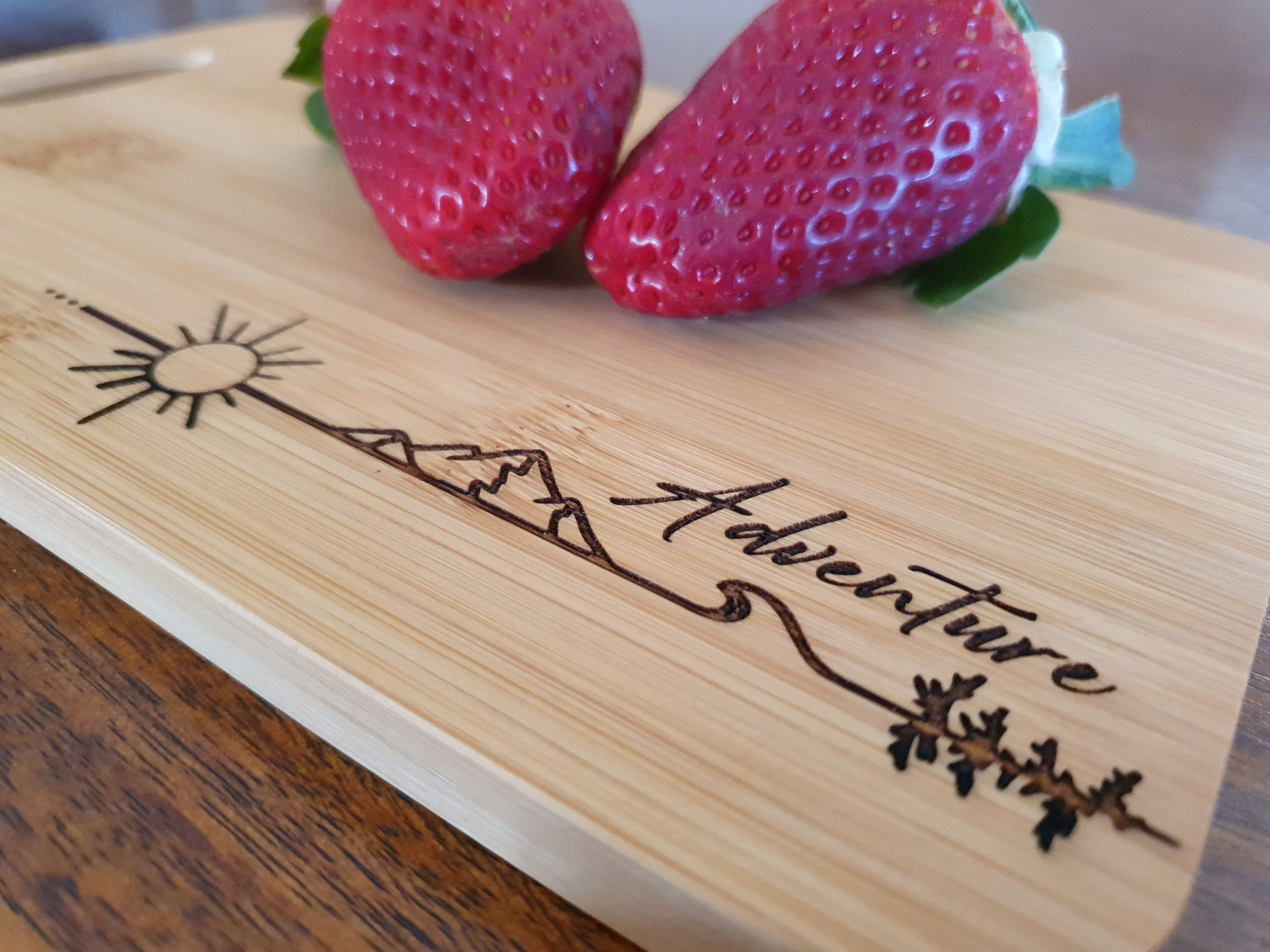 Small Bamboo Adventure Cutting Board