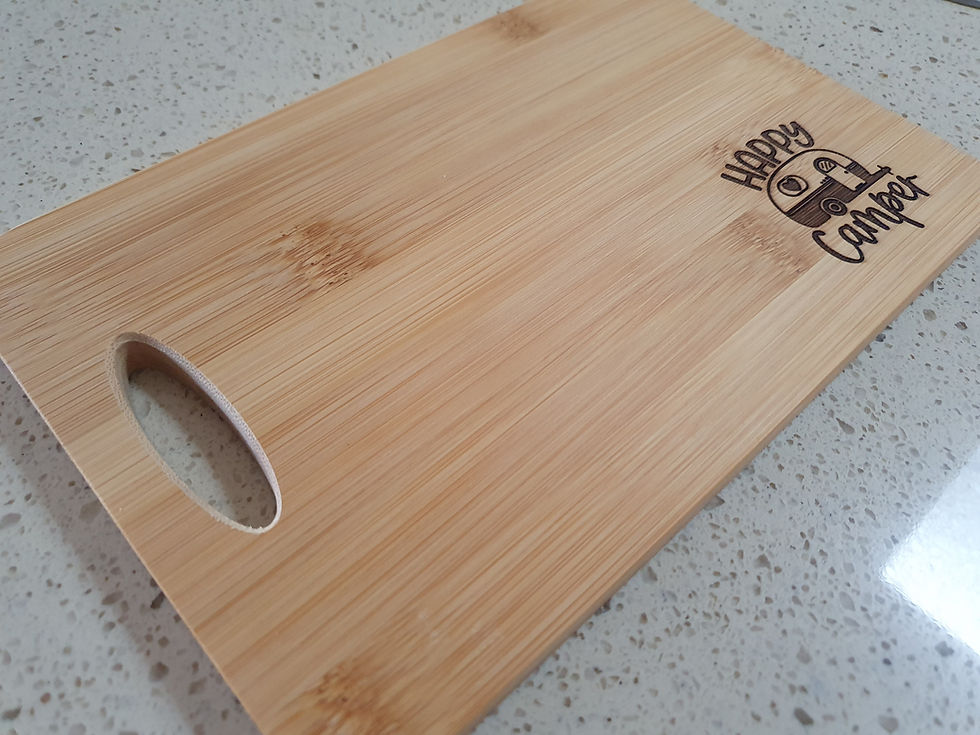 Thumbnail: Small Bamboo Camping Cutting Board