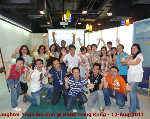 HSBC Laughter Yoga Hong Kong Staff 