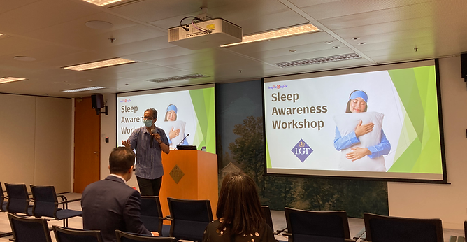 sleep rest recovery awareness workshop matthew walker
