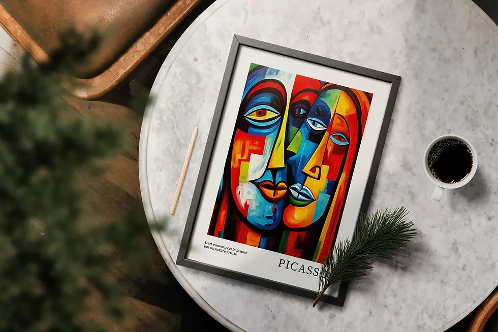 Miniatura: Pablo Picasso - Caras Full Colors