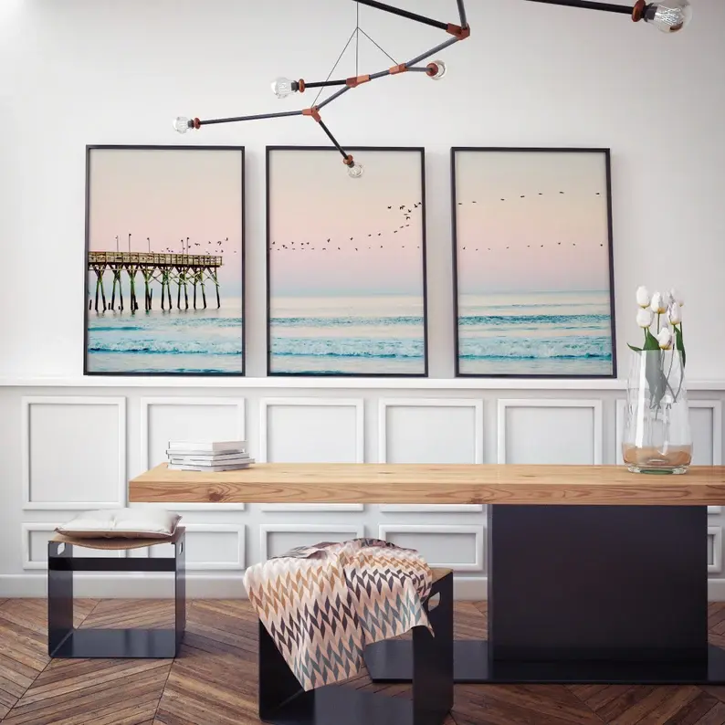 Miniatura: Mar, Muelle y Pajaros