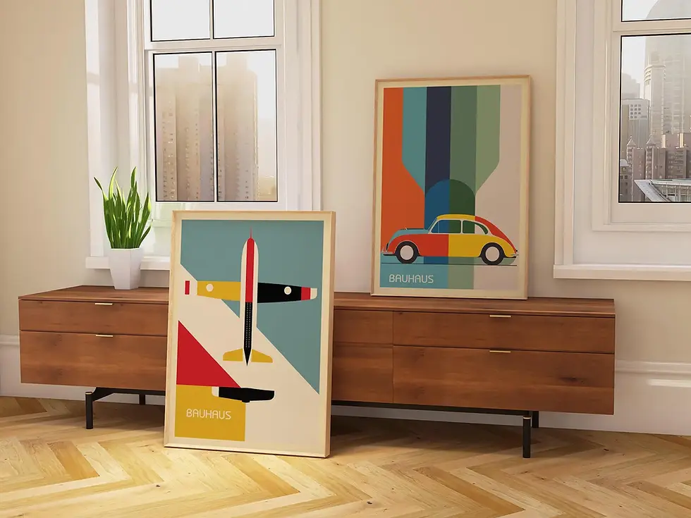 Miniatura: Bauhaus - Avión y Auto