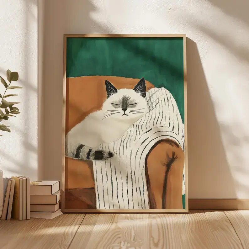 Siesta Gatuna - Gato Dormido