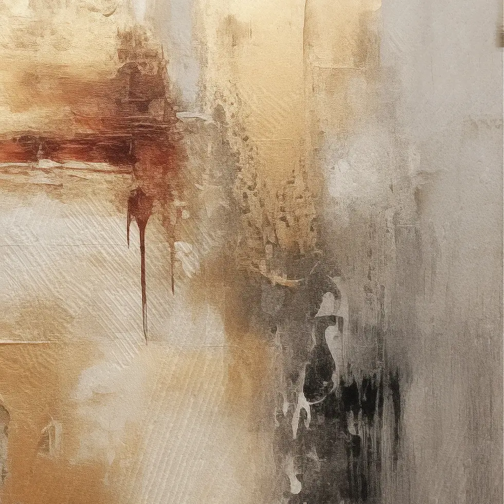 Miniatura: Arte Abstracto Beige y Gris