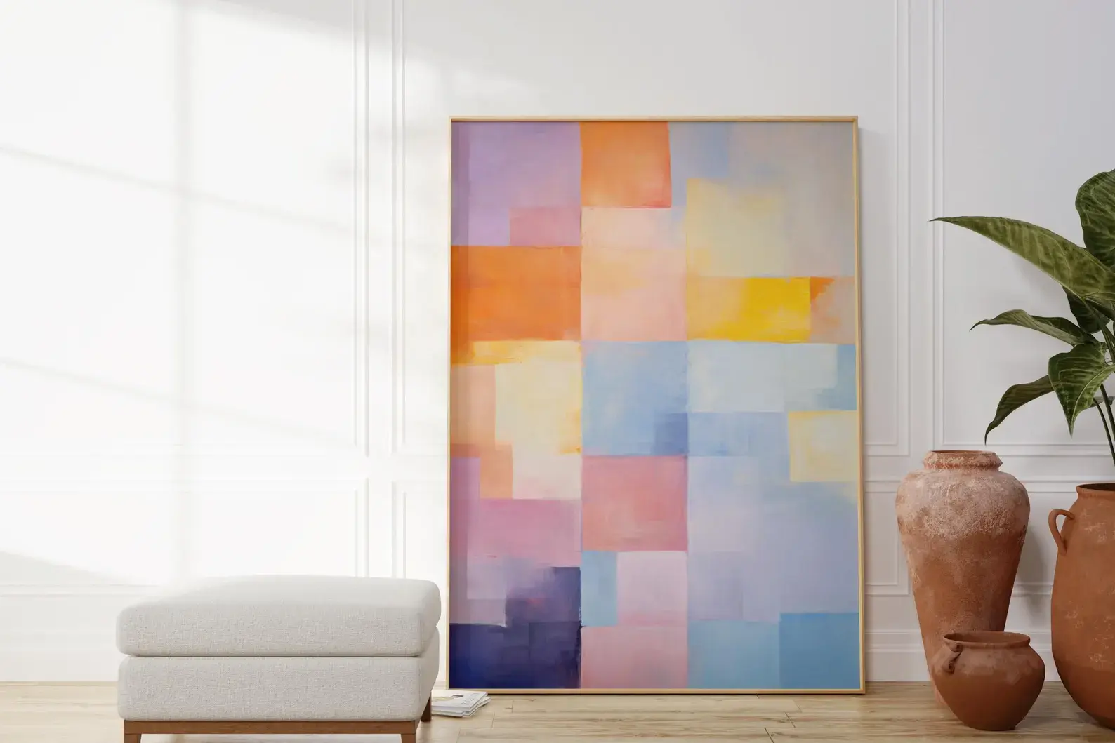 Mark Rothko - Celeste Naranja Amarillo