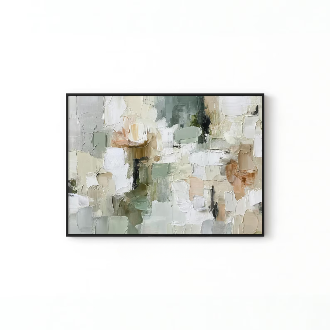 Arte Abstracto Verdoso