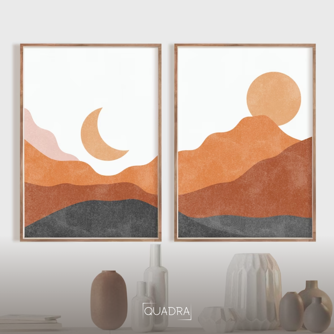 Luna y Sol & Montañas terracotas