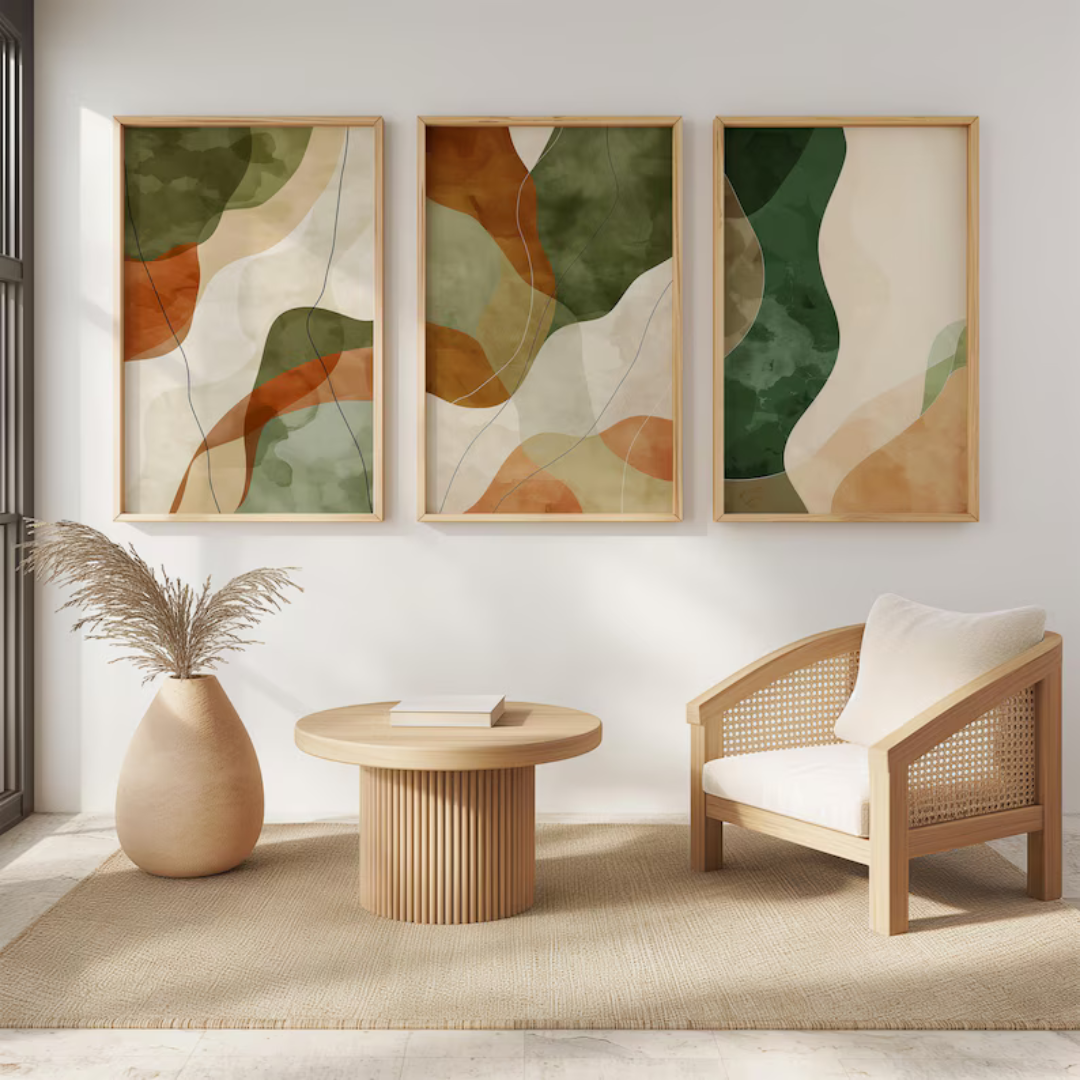 Formas y Lineas - Colores Tierra