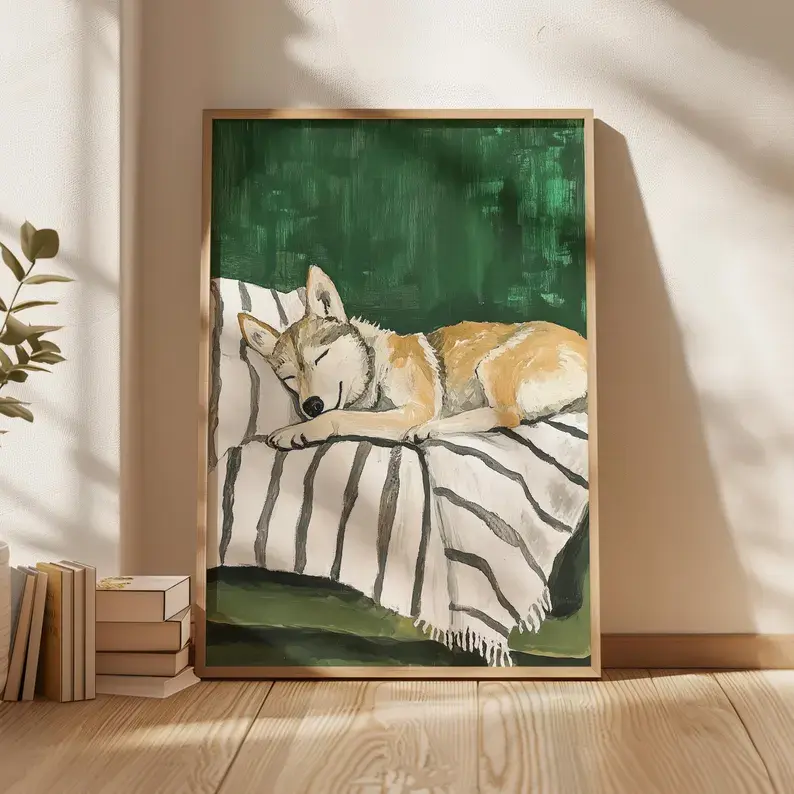 Siesta Perruna - Husky