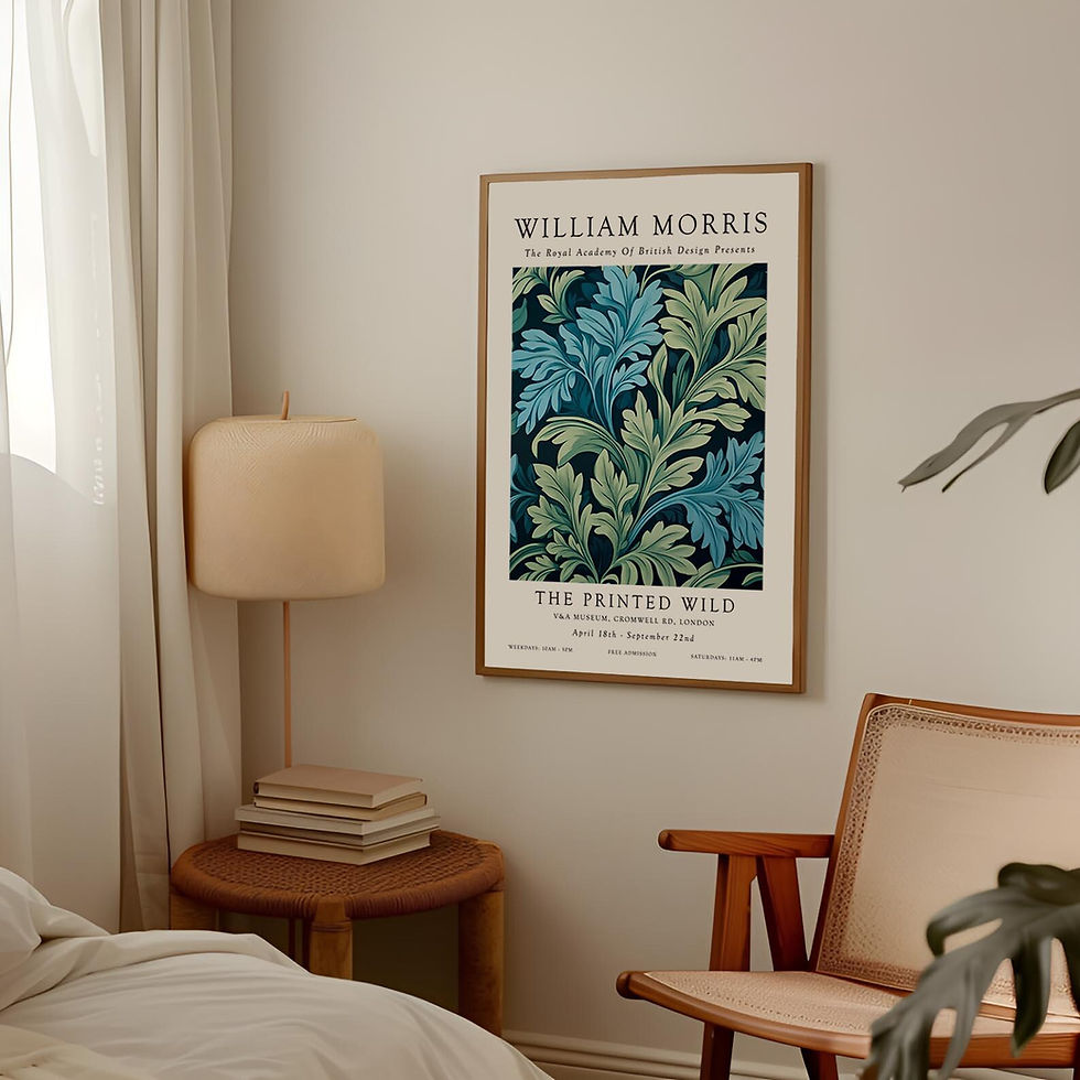 Miniatura: William Morris - Estampado Azul y Verde