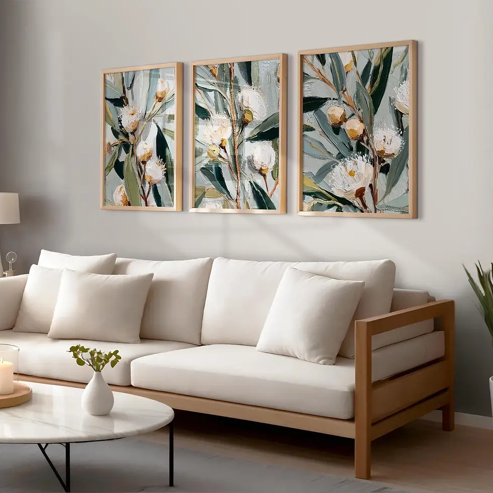 Miniatura: Arte Floral Azules