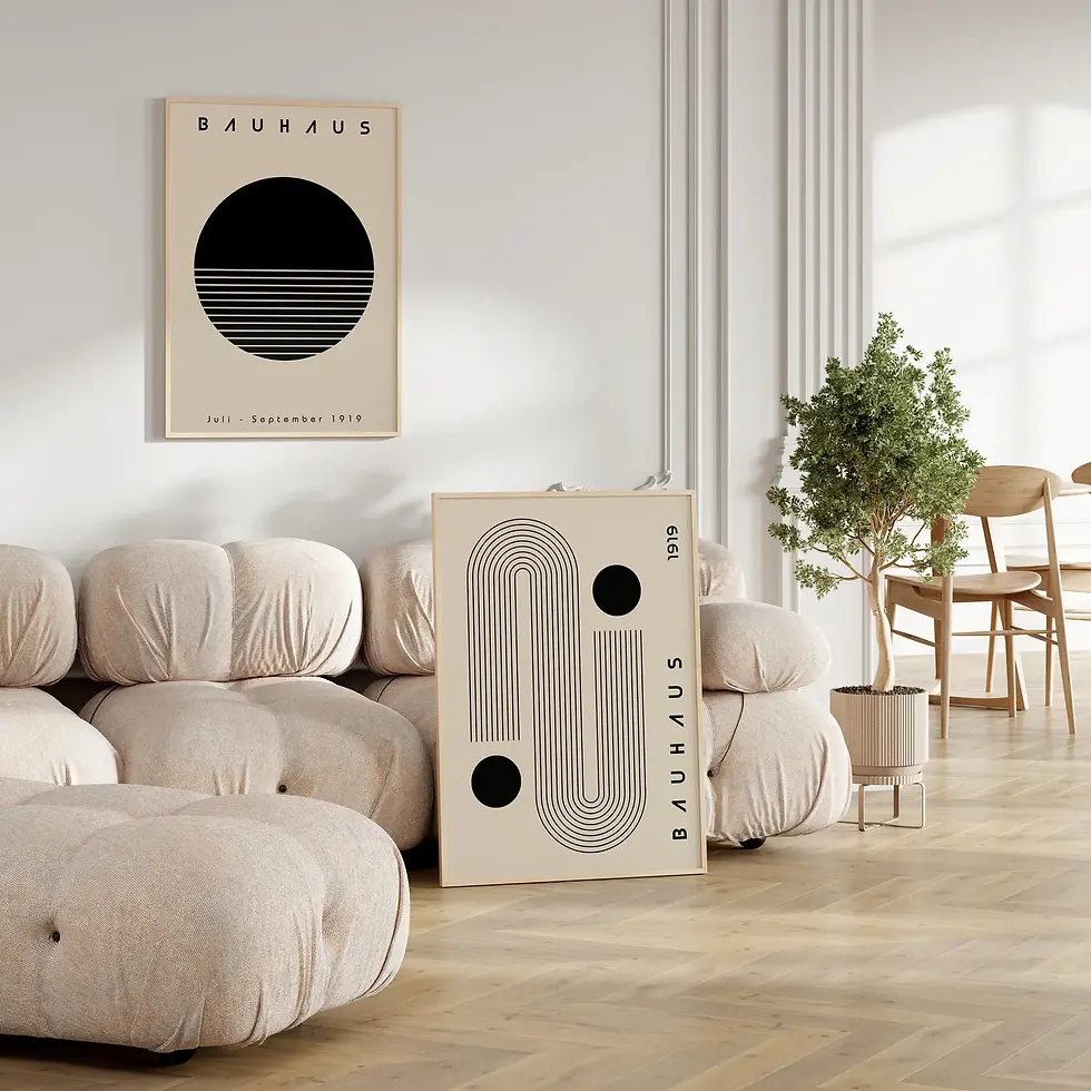 Miniatura: Bauhaus Negro y Crudo