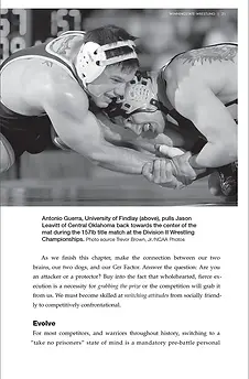 winning state wresteling mental toughness book