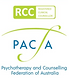 Psychotherapy and Counselling Federation of Australia Registered with PACFA and the RCC credential