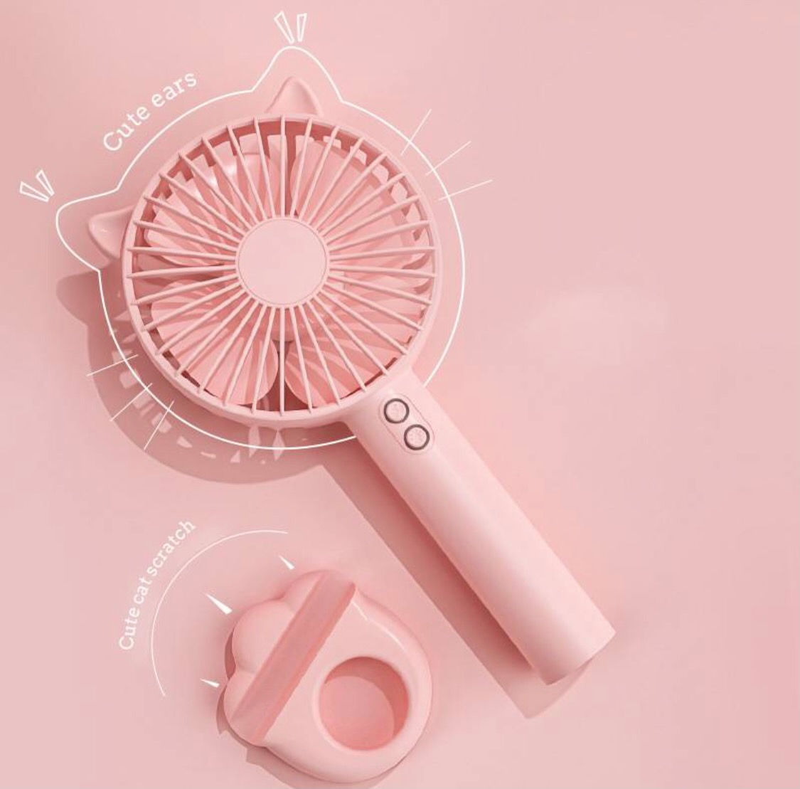 KITTY PORTABLE MINI FAN RECHARGEABLE