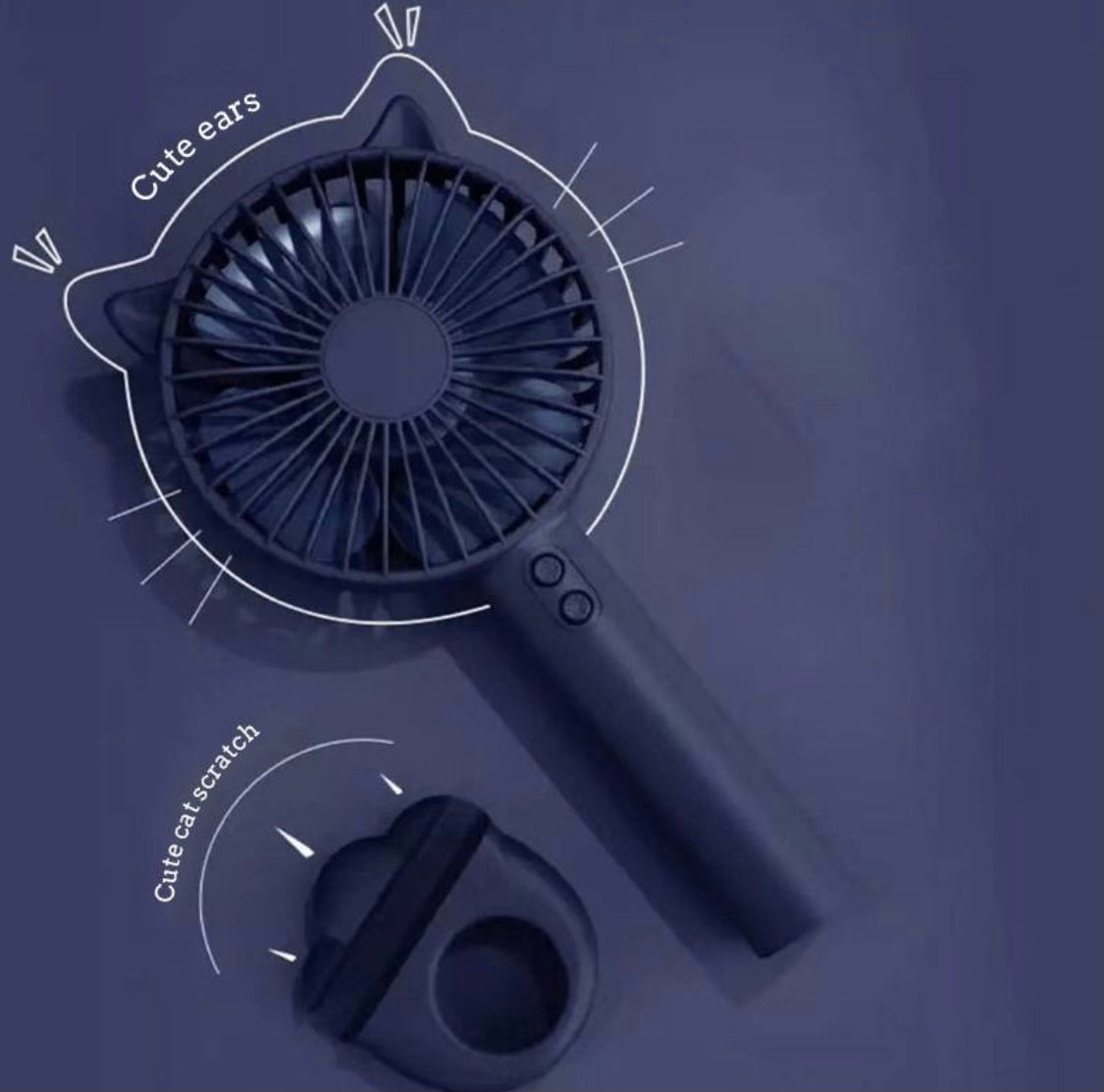 KITTY PORTABLE MINI FAN RECHARGEABLE